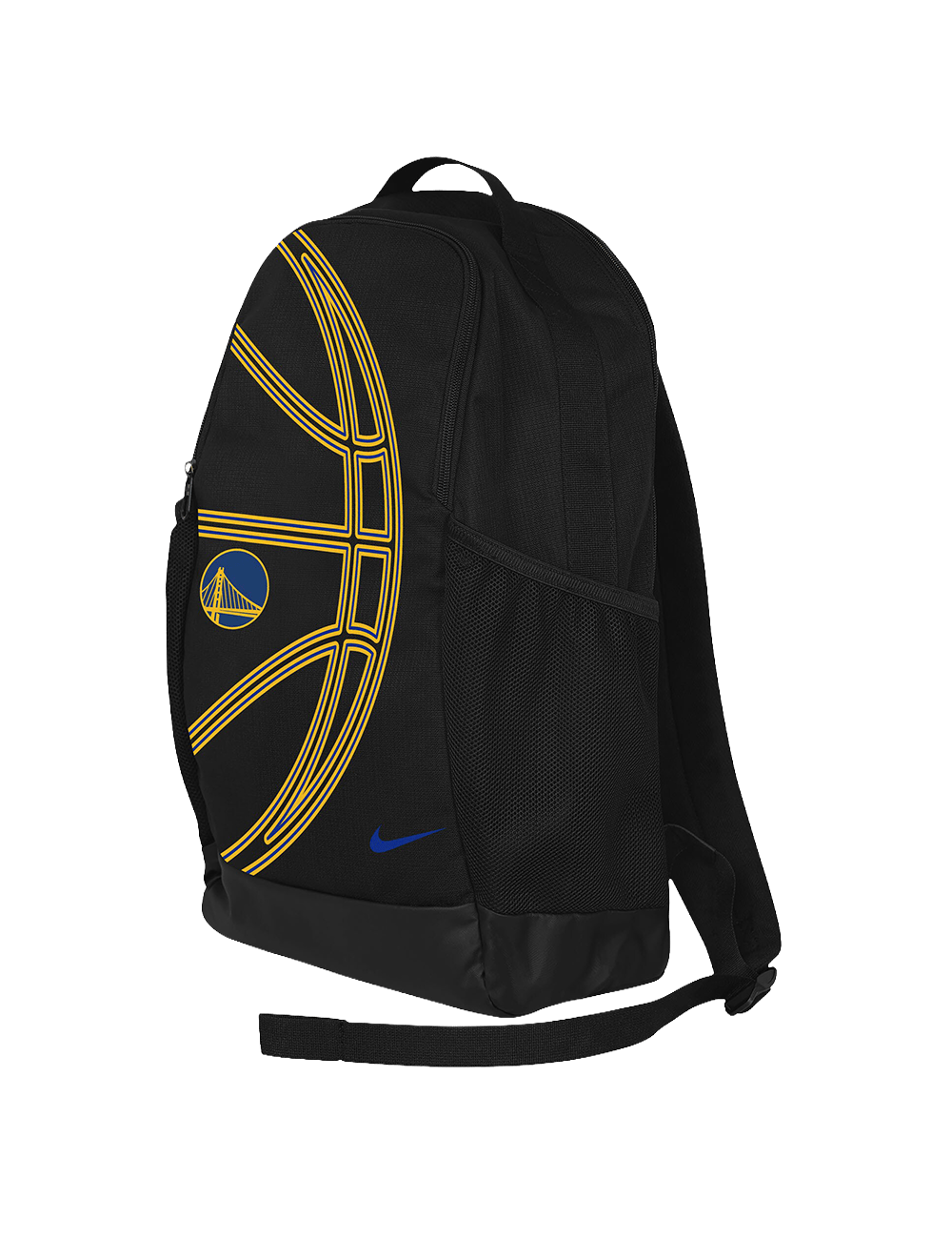 Nike Accessories Golden State Warriors Nike NBA Brasilia 2.0 Backpack Bag - Black