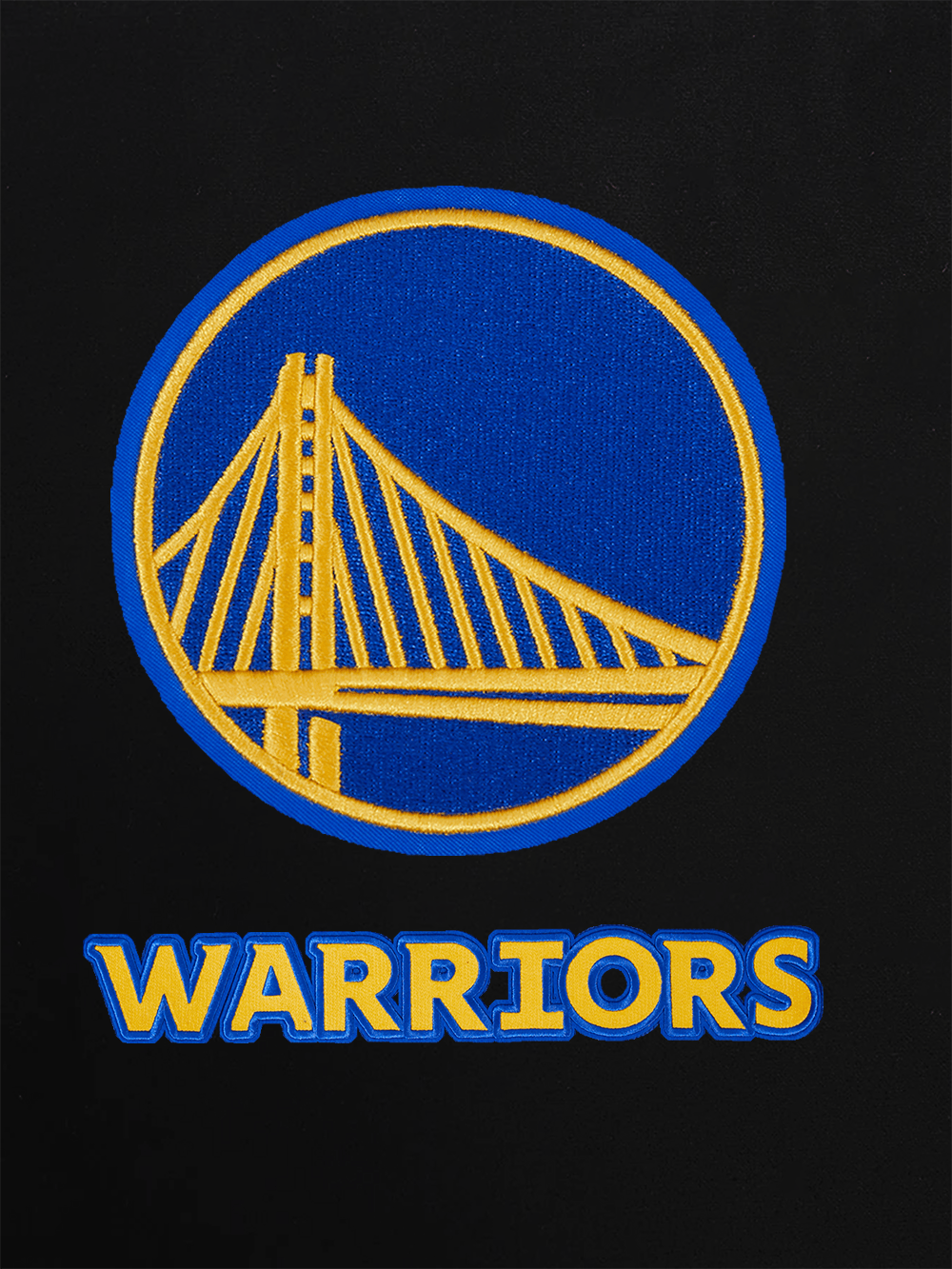 Pro Standard Jumpers Golden State Warriors Pro Standard NBA Classic Chenille Flex Hoodie Jumper - Black