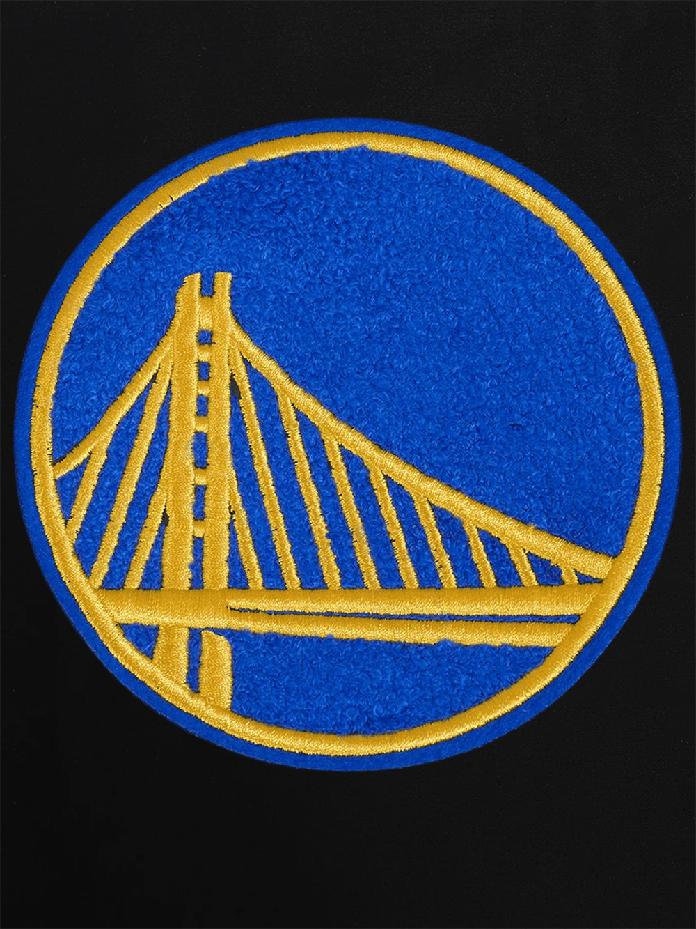 Pro Standard Jumpers Golden State Warriors Pro Standard NBA Classic Chenille Flex Hoodie Jumper - Black