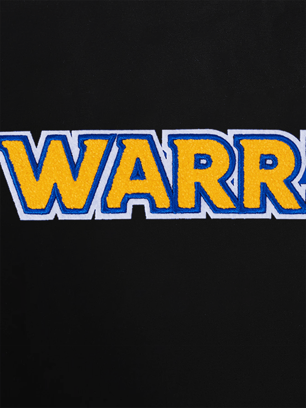 Pro Standard T-Shirts Golden State Warriors Pro Standard NBA Classic Chenille Flex T-Shirt - Black