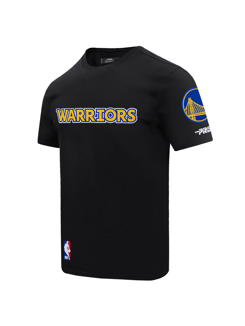 Pro Standard T-Shirts Golden State Warriors Pro Standard NBA Classic Chenille Flex T-Shirt - Black