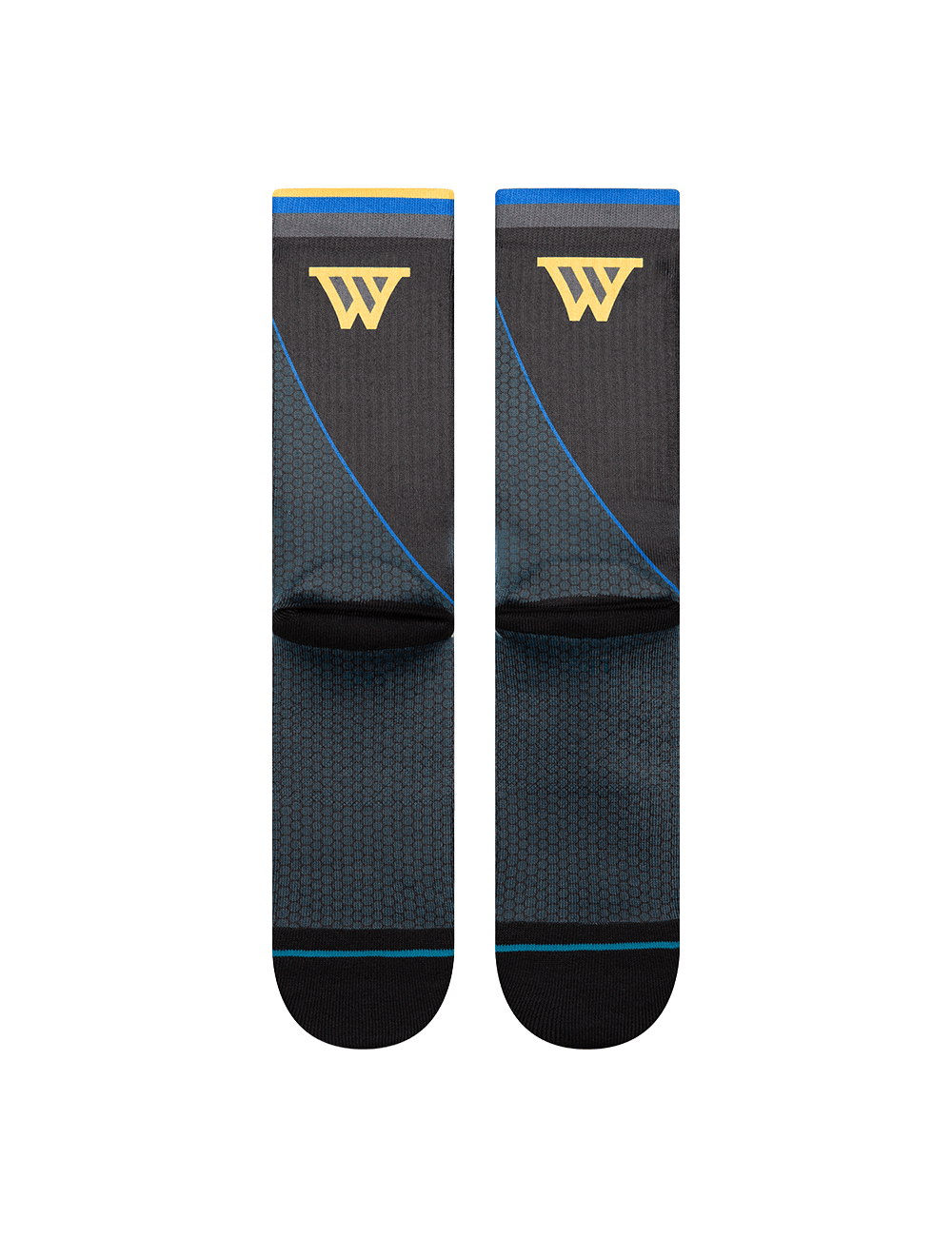 Stance Socks Large (9-12 US) Golden State Warriors Stance NBA Statement Crew Socks