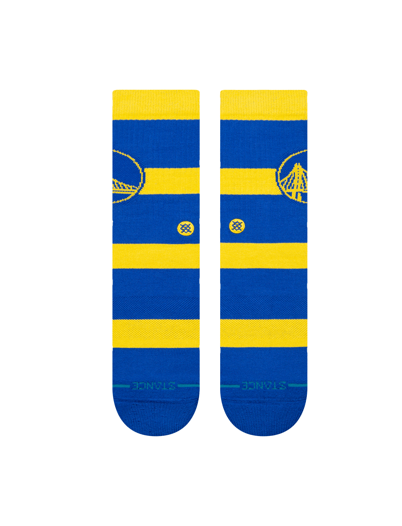 Stance Socks Large (9-12 US) Golden State Warriors Stance NBA Team Prep Crew Socks