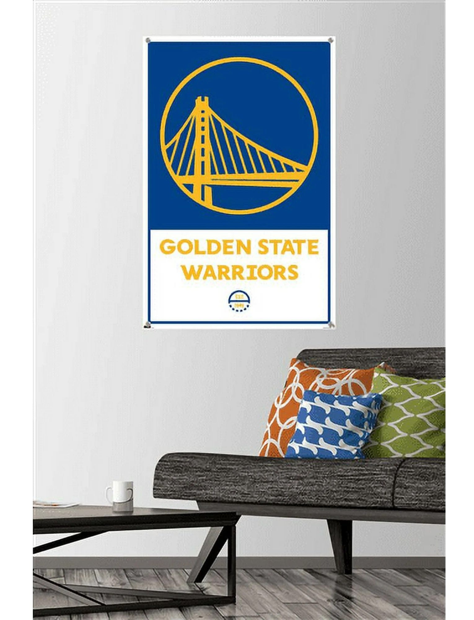 Trends International Posters Golden State Warriors Trends NBA 61 x 91.5cm Logo Poster