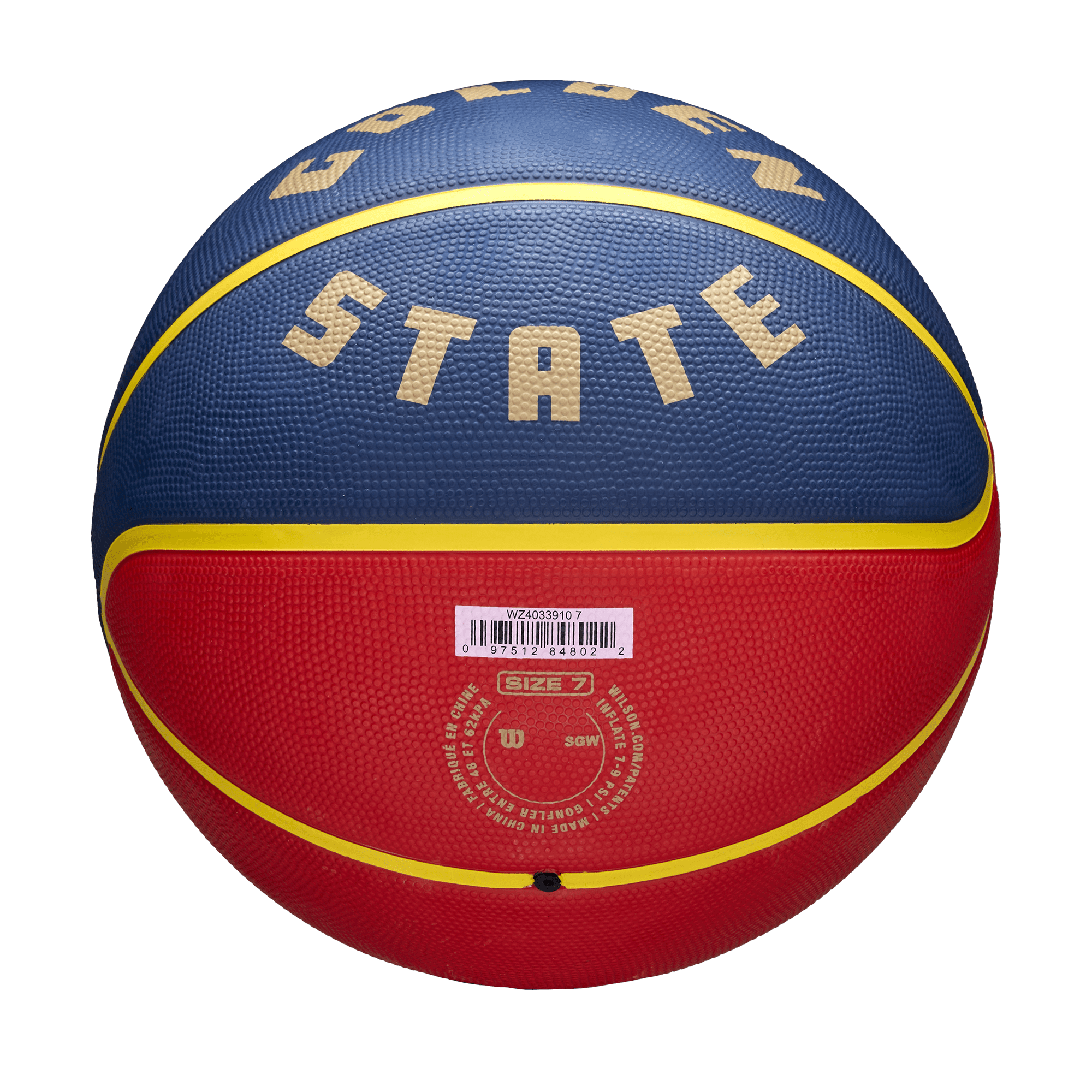 Wilson Sporting Goods Balls Golden State Warriors Wilson NBA 24-25 City Edition Team Full Size Basketball