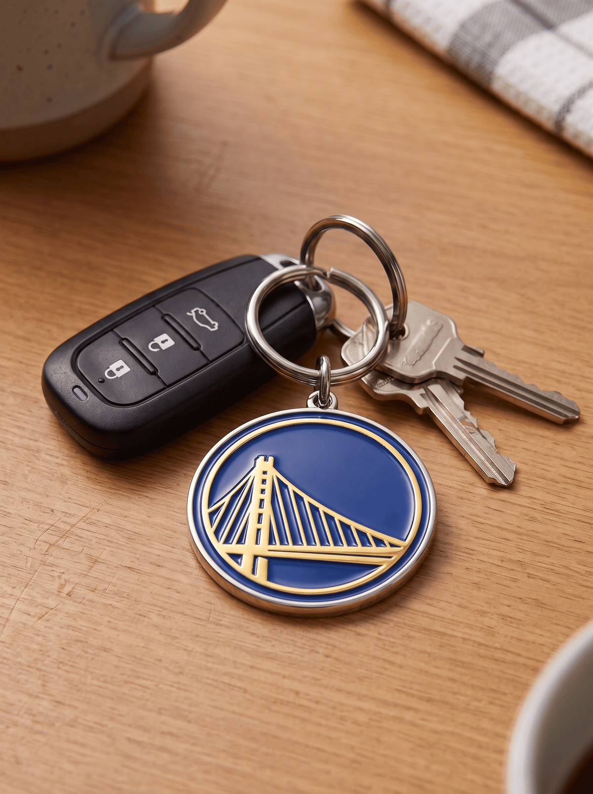 Wincraft Accessories Golden State Warriors Wincraft NBA Cloisonne Metal Key Ring