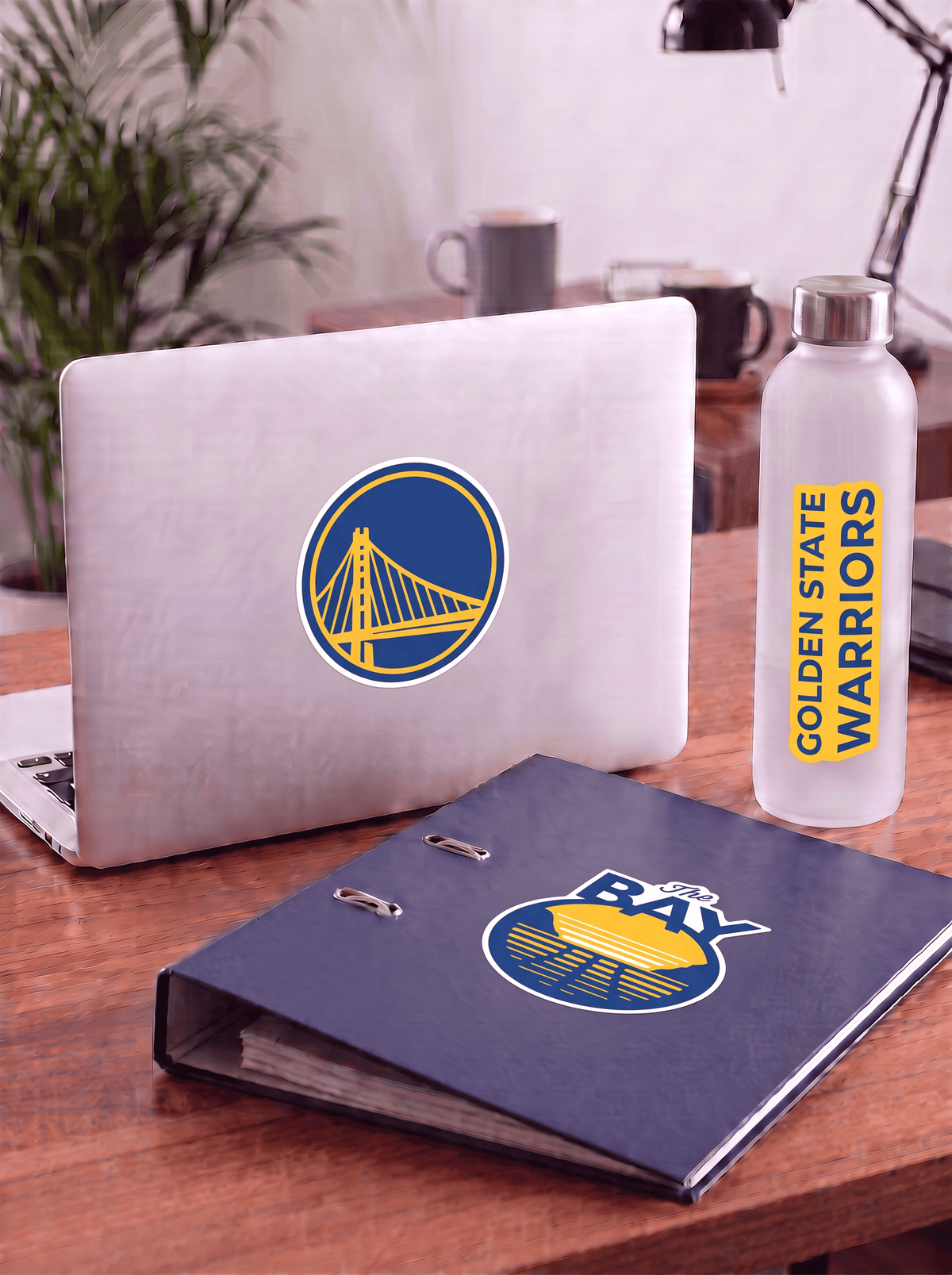Wincraft Accessories Golden State Warriors Wincraft NBA Team 3 Piece 5” x 7” Decal Set