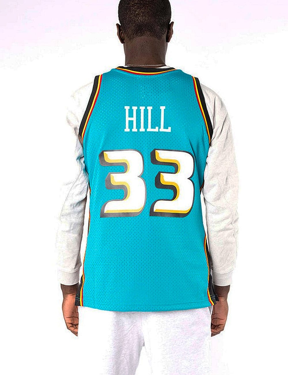 Mitchell And Ness Jerseys Grant Hill Detroit Pistons Mitchell & Ness NBA 98-99 Swingman Jersey - Teal