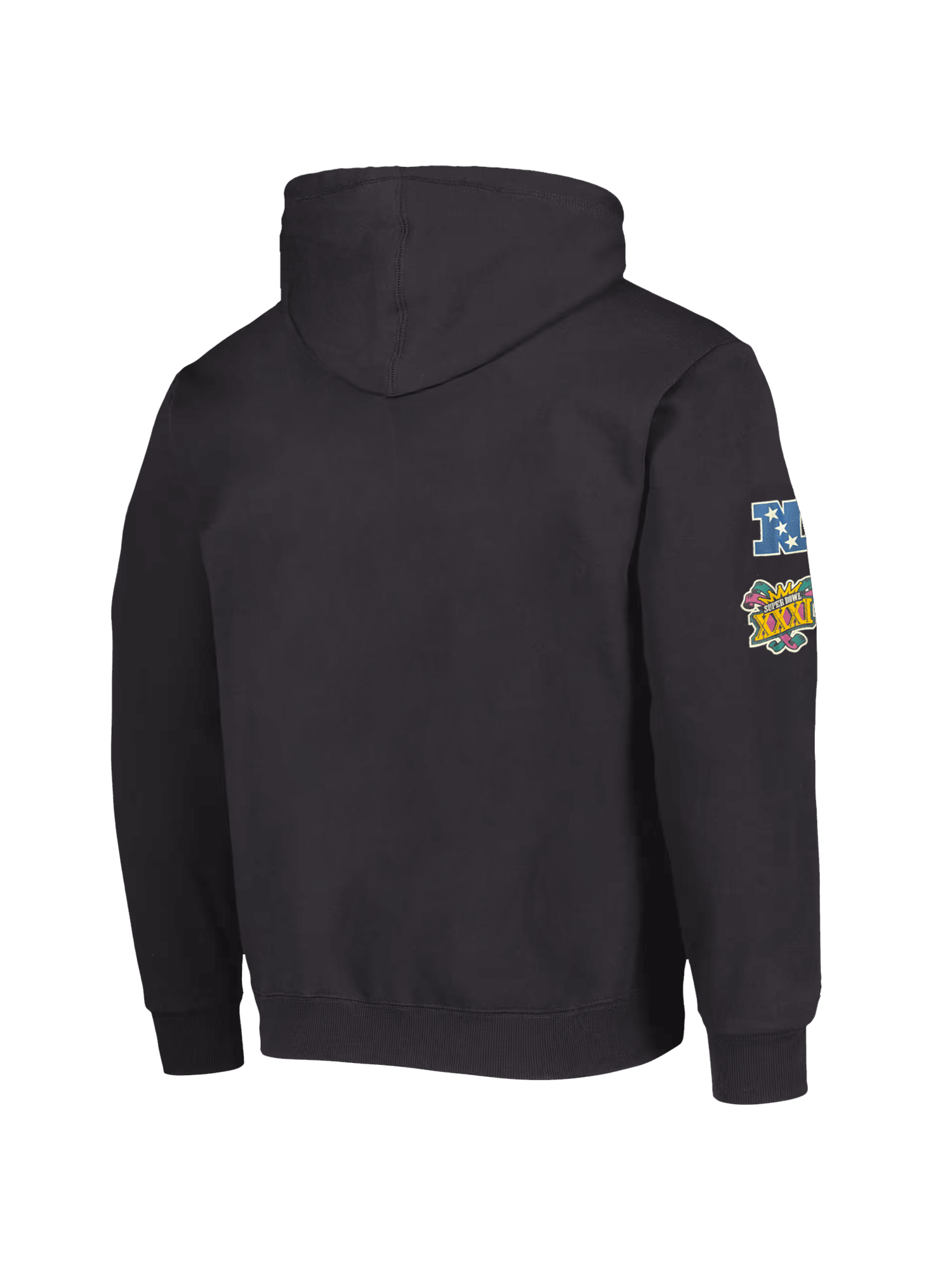 Mitchell And Ness Jumpers Green Bay Packers Mitchell & Ness NFL Arch Helmet Vintage Hoodie - Washed Black