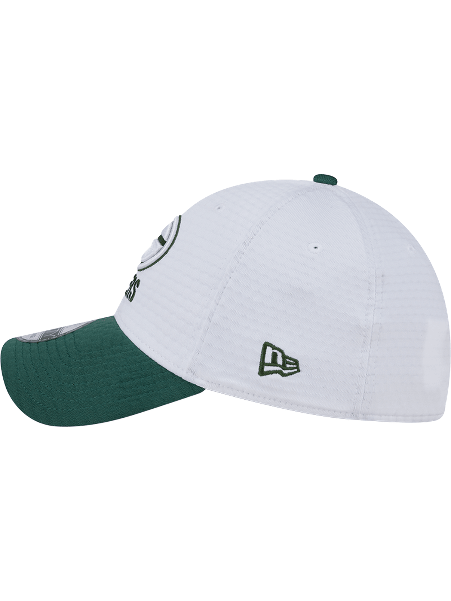 New Era Caps Green Bay Packers New Era NFL 24 Training 39THIRTY Stretch-Fit Hat - White