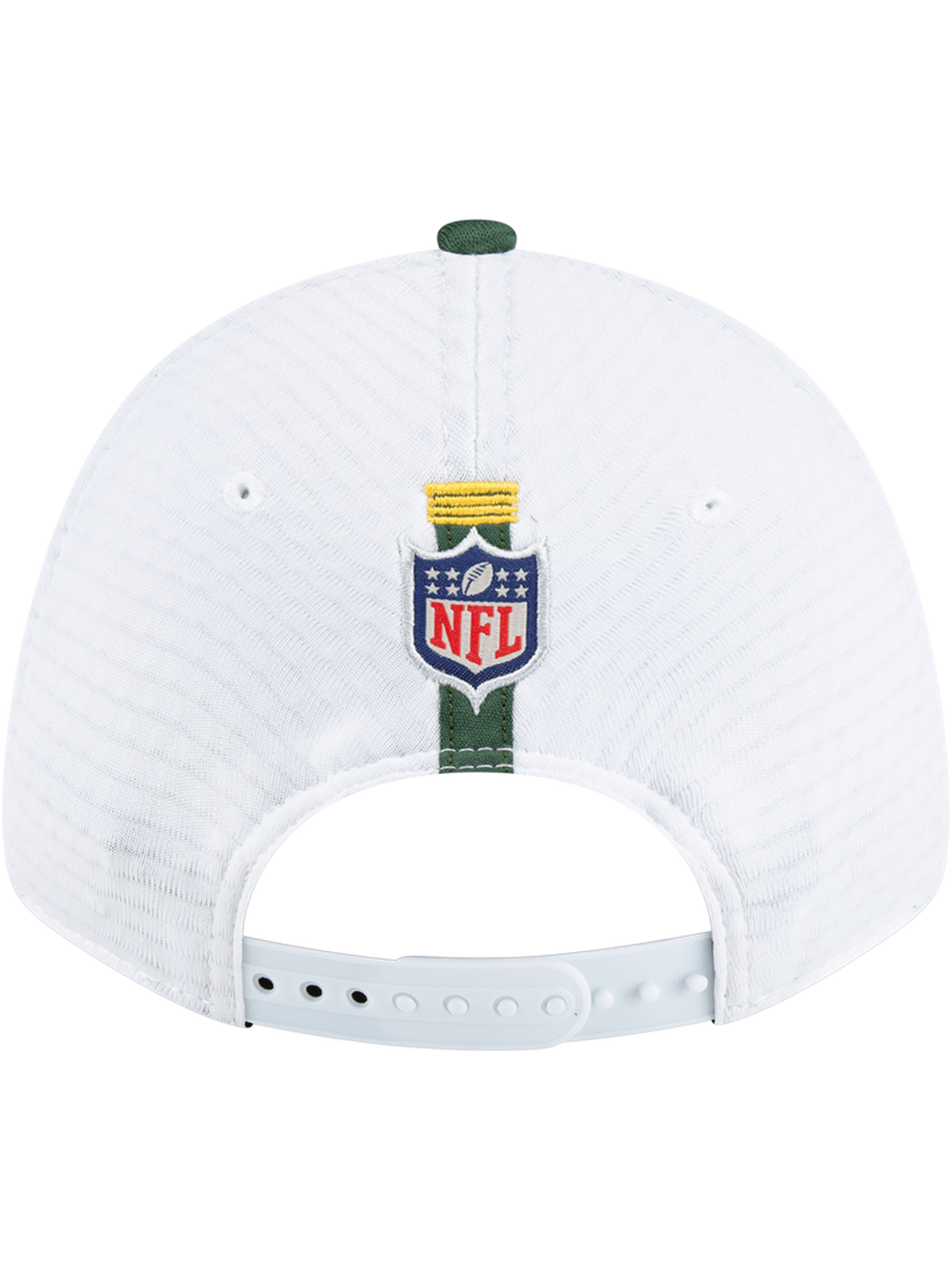 New Era Caps Green Bay Packers New Era NFL 24 Training 9FORTY Stretch-Snapback Hat - White