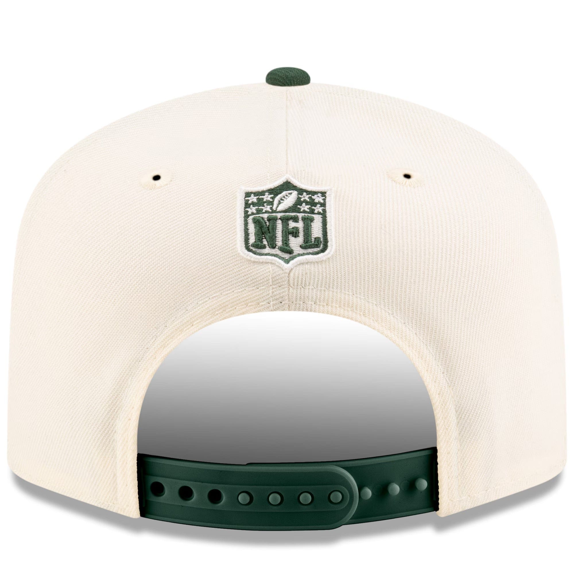 New Era Caps Green Bay Packers New Era NFL 25 Draft Pre-Curved 9FIFTY A-Frame Snapback Hat - Chrome