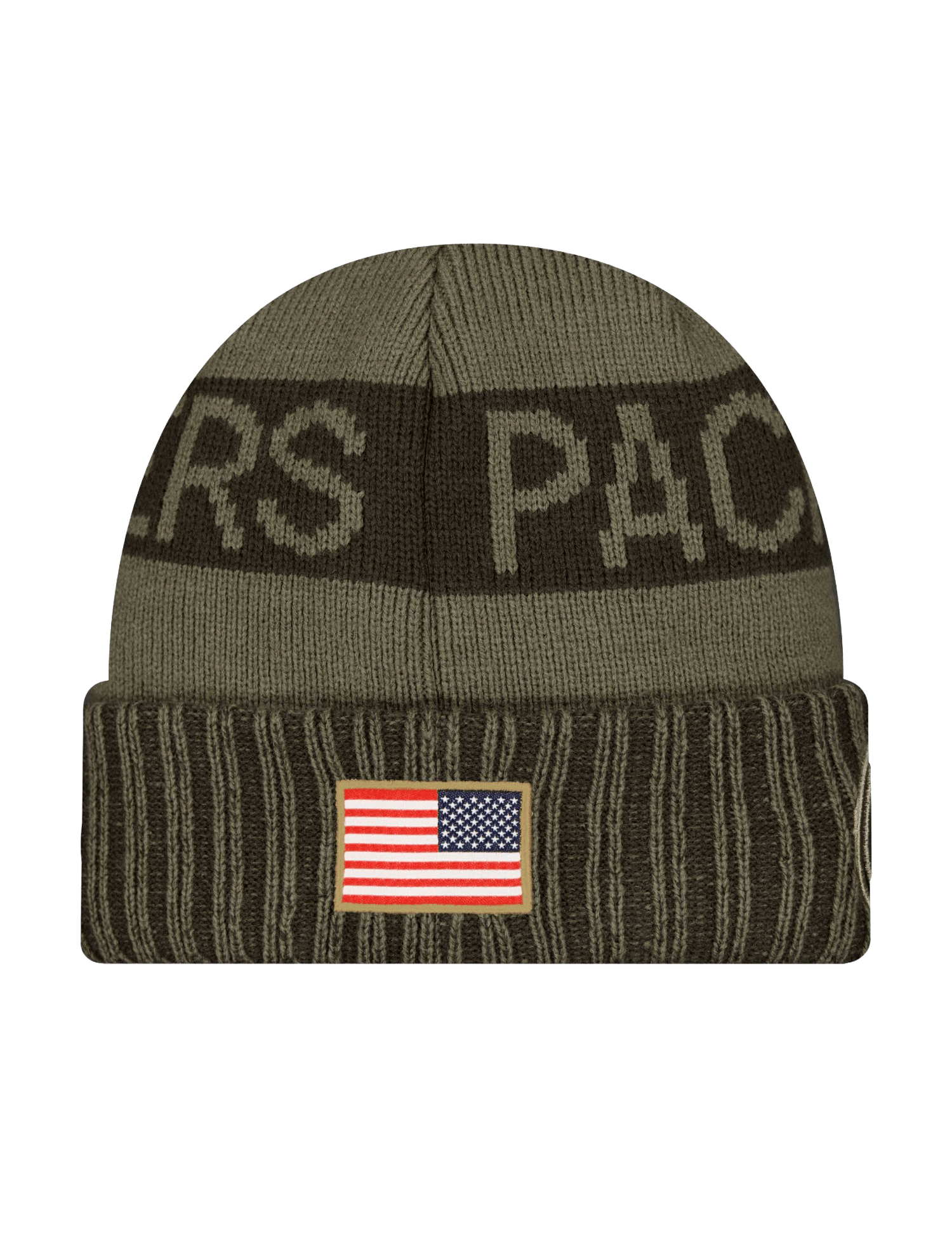 New Era Beanies Green Bay Packers New Era NFL 25 Salute To Service Knit Beanie