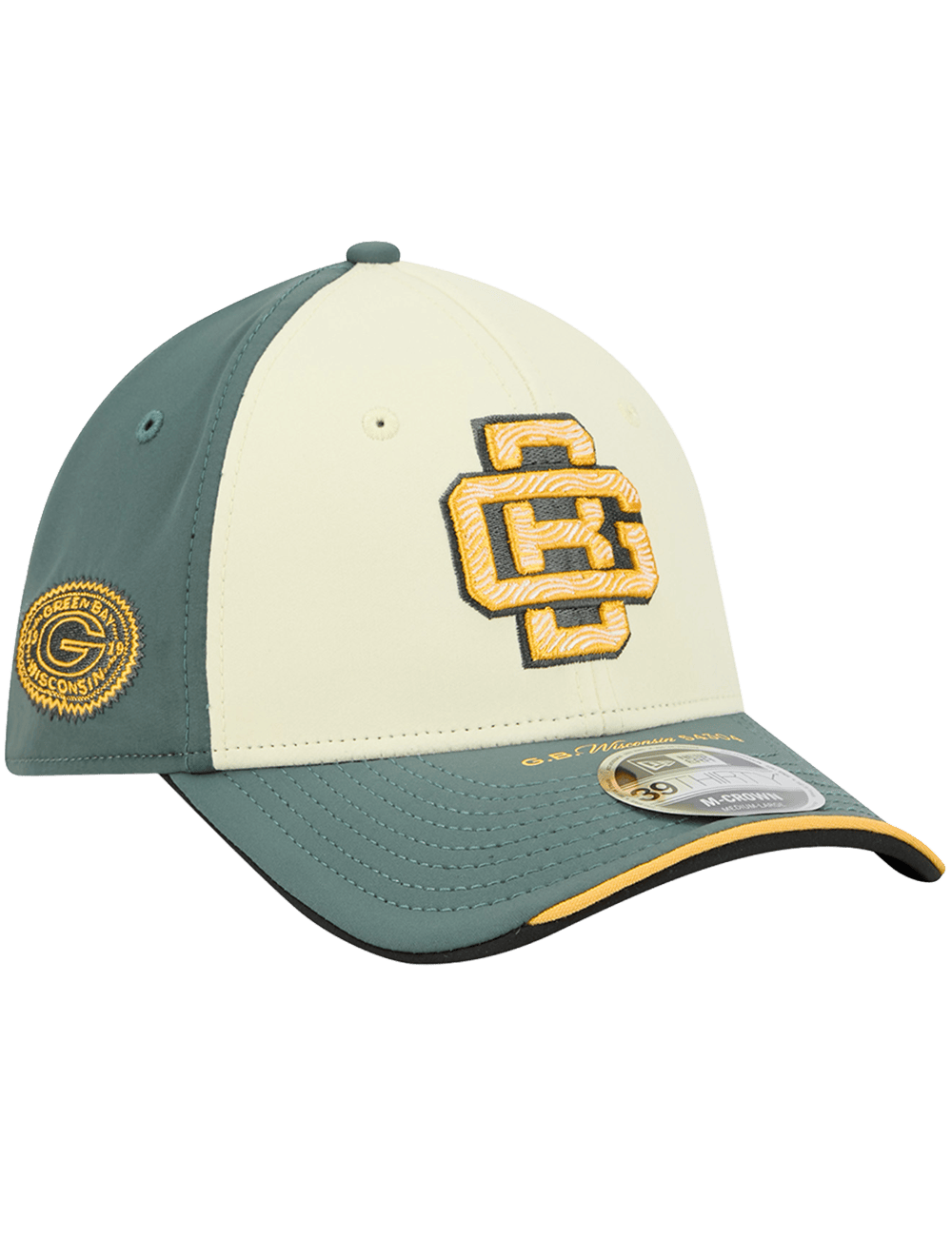 New Era Caps Green Bay Packers New Era NFL 26 Rivalries Sideline 39THIRTY M-Crown Stretch-Fit Hat