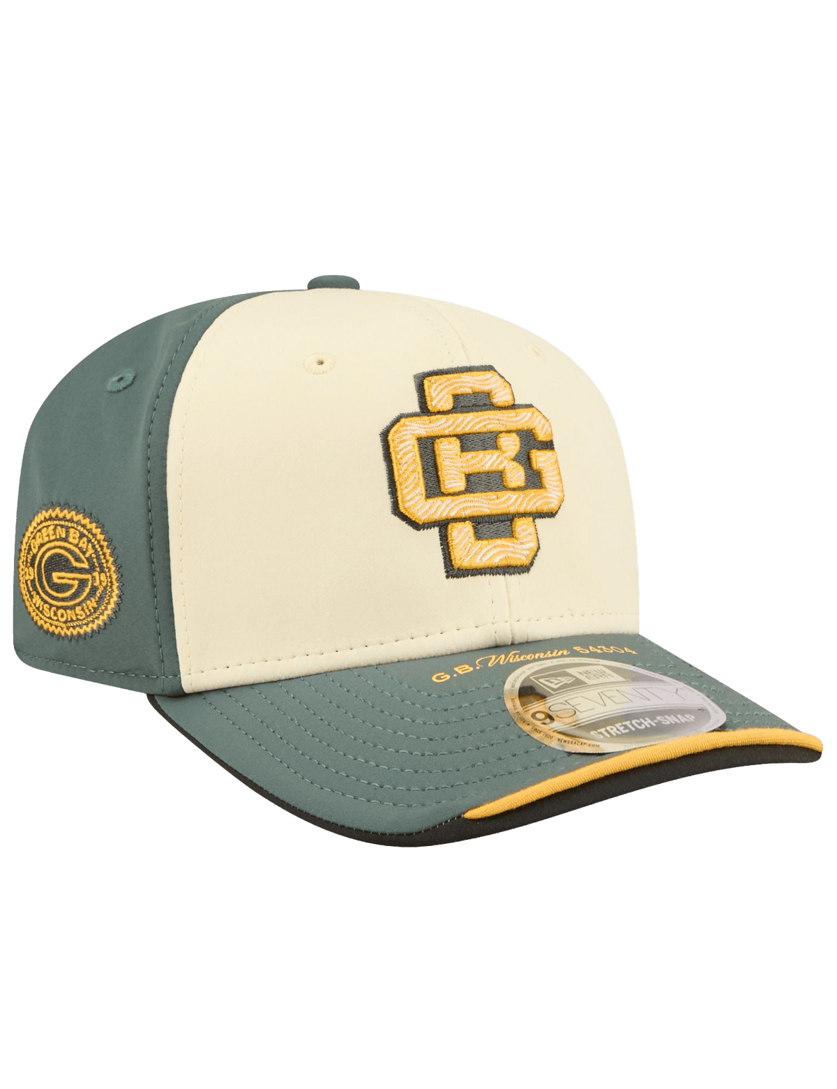 New Era Caps OSFM Green Bay Packers New Era NFL 26 Rivalries Sideline 9SEVENTY Stretch-Snapback Hat