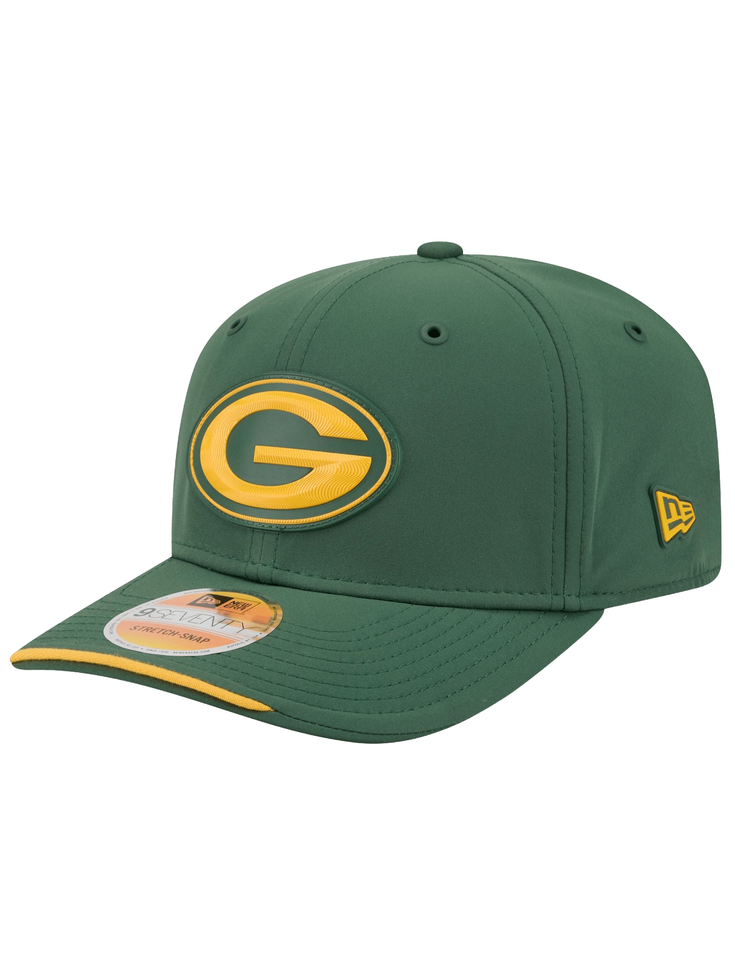 New Era Caps OSFM Green Bay Packers New Era NFL 26 Sideline 9SEVENTY Stretch-Snapback Hat - Green
