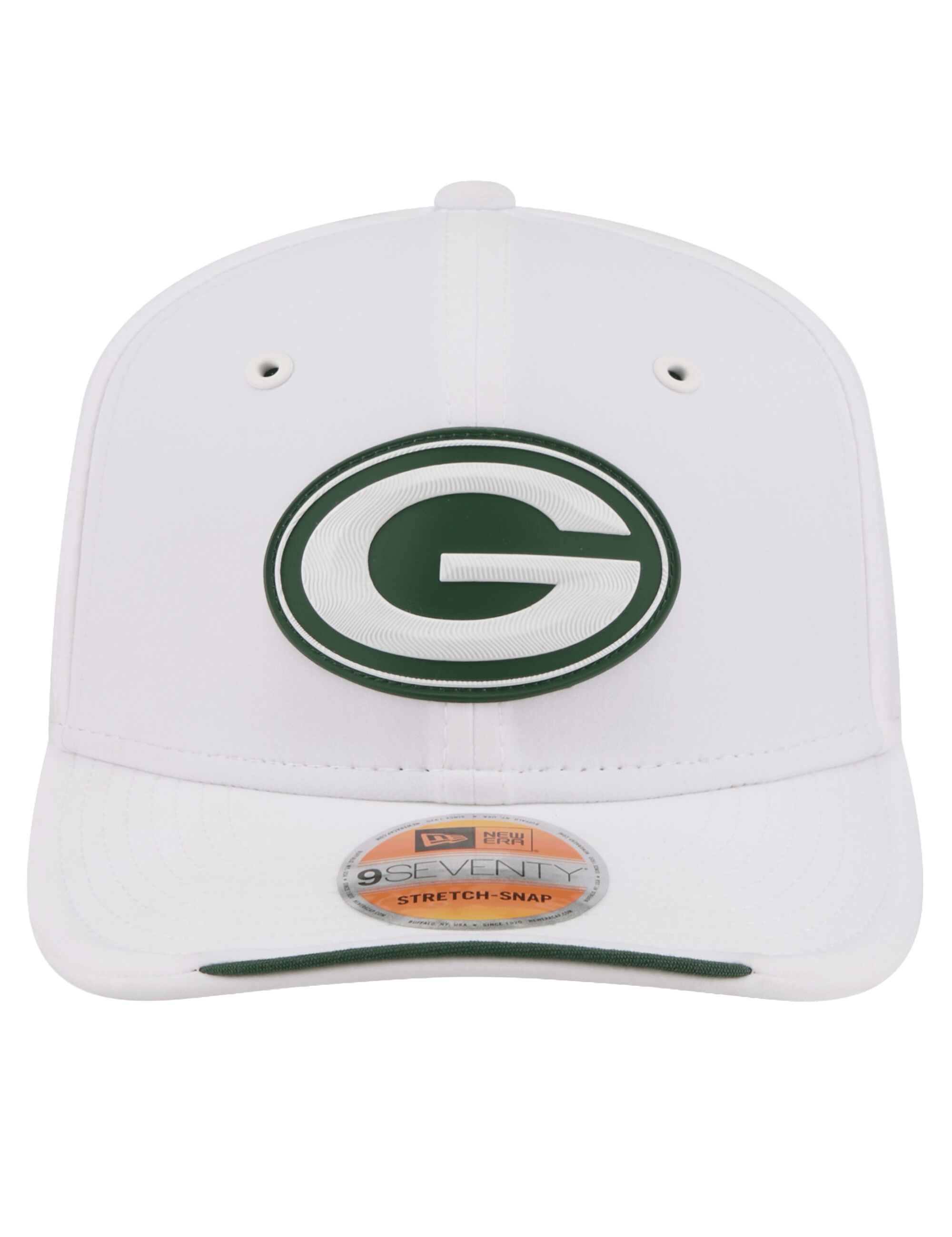 New Era Caps OSFM Green Bay Packers New Era NFL 26 Sideline 9SEVENTY Stretch-Snapback Hat - White