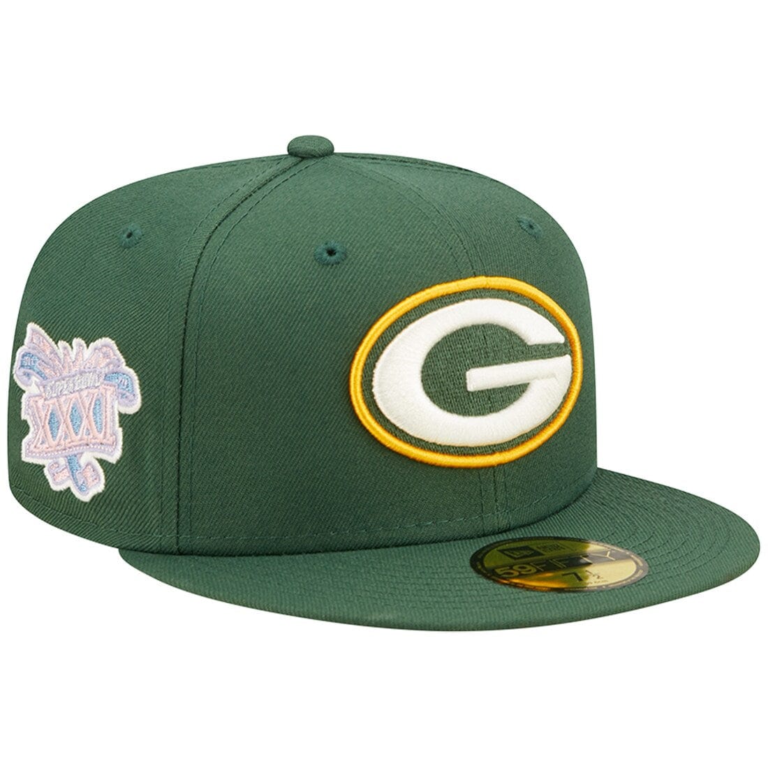 New Era Caps Green Bay Packers New Era NFL Pop Sweat 59FIFTY Fitted Hat - Green