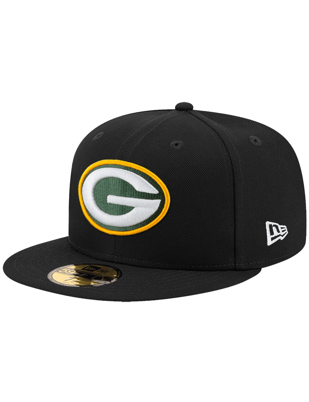 New Era Caps Green Bay Packers New Era NFL Team 59FIFTY Fitted Hat - Black