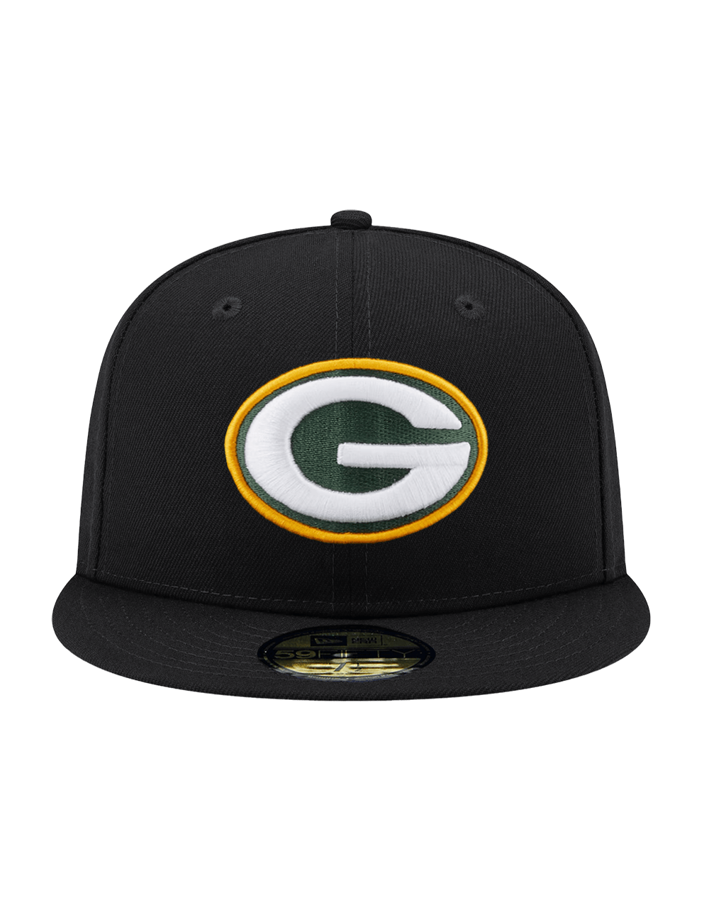 New Era Caps Green Bay Packers New Era NFL Team 59FIFTY Fitted Hat - Black