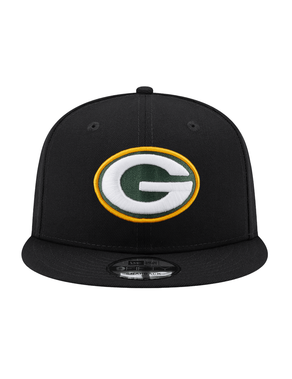 New Era Caps OSFA Green Bay Packers New Era NFL Team 9FIFTY Snapback Hat - Black