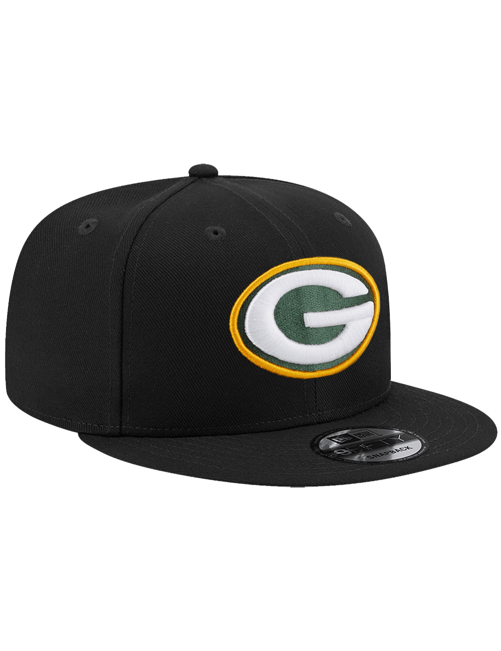 New Era Caps OSFA Green Bay Packers New Era NFL Team 9FIFTY Snapback Hat - Black