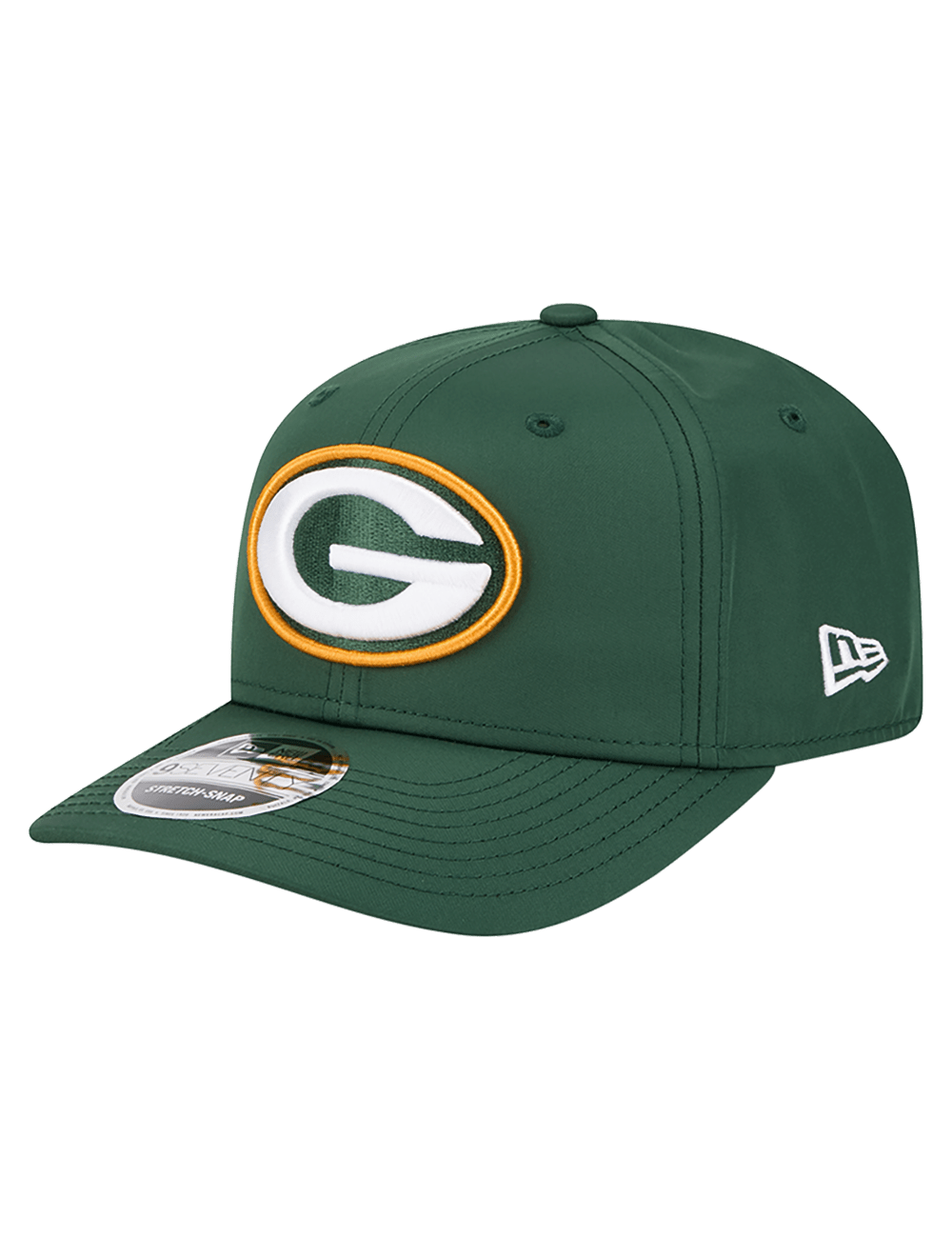 New Era Caps Green Bay Packers New Era NFL Team Prolite 9SEVENTY Stretch-Snapback Hat - Green