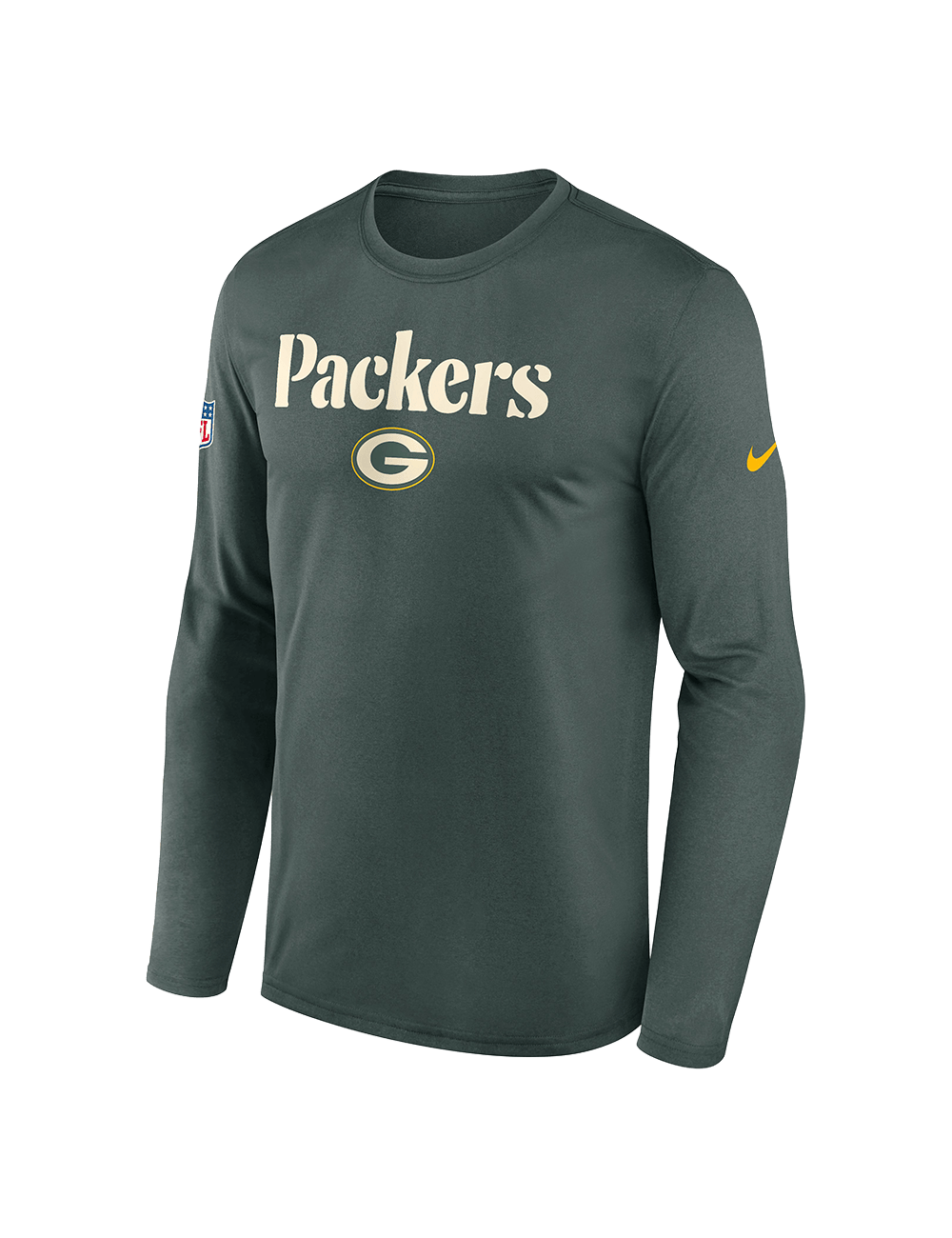 Nike T-Shirts Green Bay Packers Nike NFL 26 Rivalries Dri-Fit Legend Long Sleeve T-Shirt