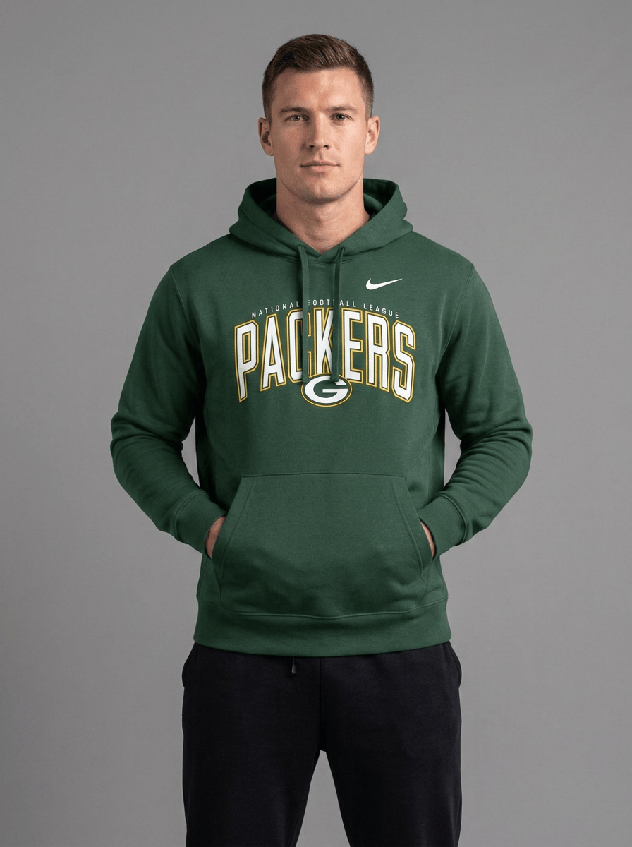 Nike Jumpers Green Bay Packers Nike NFL Expect Victory Hoodie Jumper - Green
