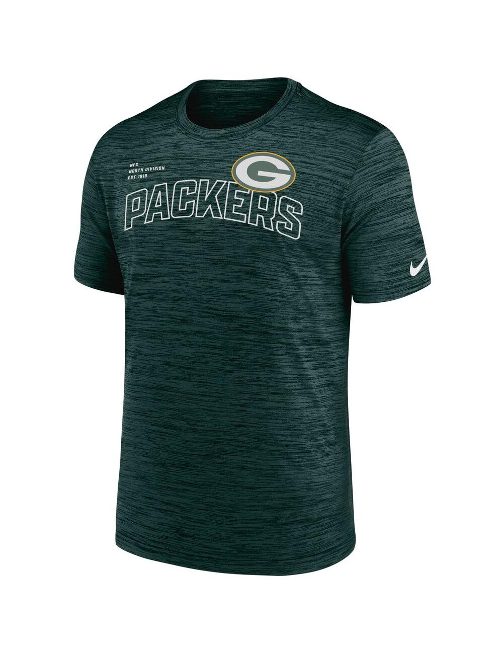 Nike T-Shirts Green Bay Packers Nike NFL Velocity Arch Performance T-Shirt - Green