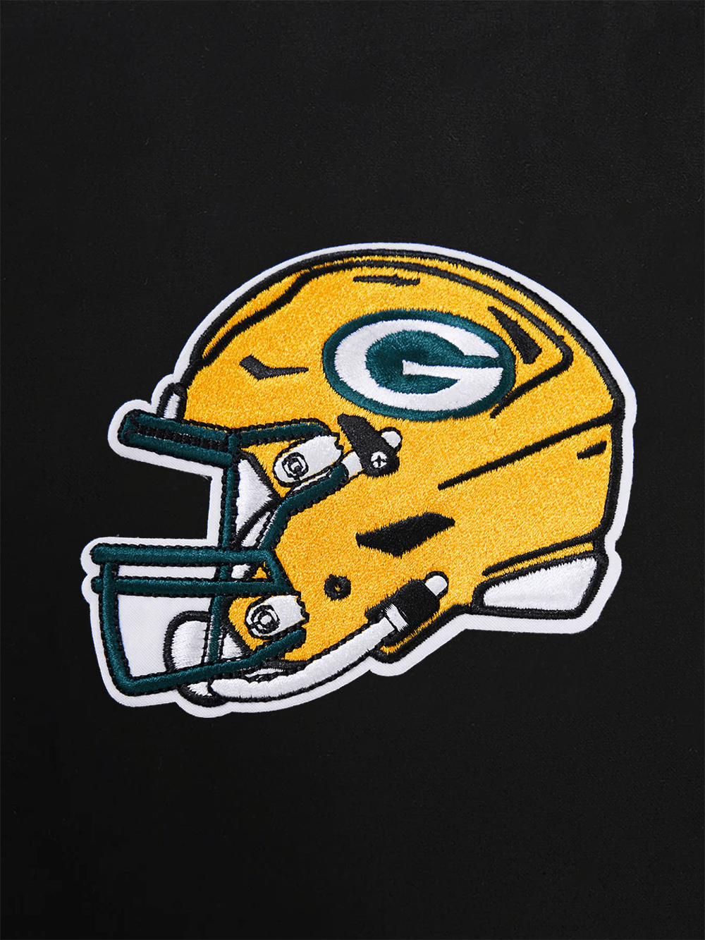 Pro Standard Jumpers Green Bay Packers Pro Standard NFL Team Chenille Flex Hoodie Jumper - Black