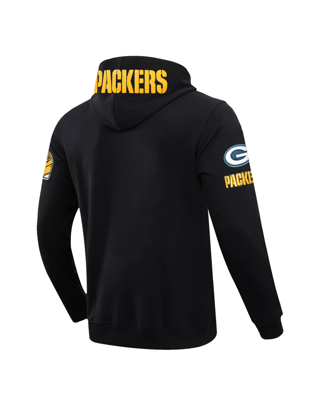 Pro Standard Jumpers Green Bay Packers Pro Standard NFL Team Chenille Flex Hoodie Jumper - Black