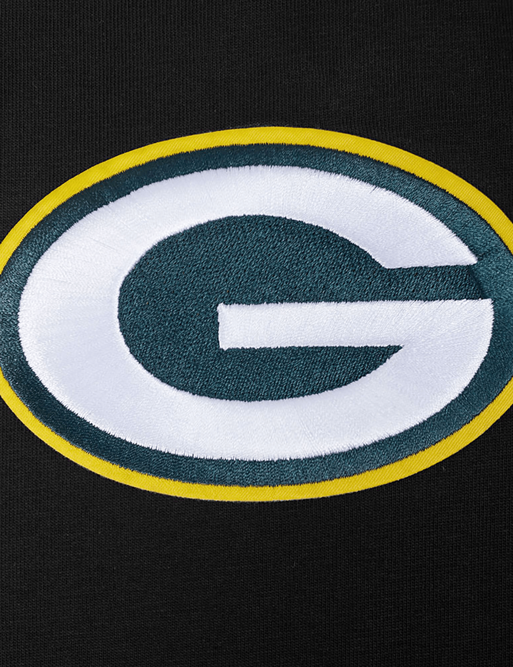 Pro Standard T-Shirts Green Bay Packers Pro Standard NFL Wingspan Drop Shoulder T-Shirt - Black