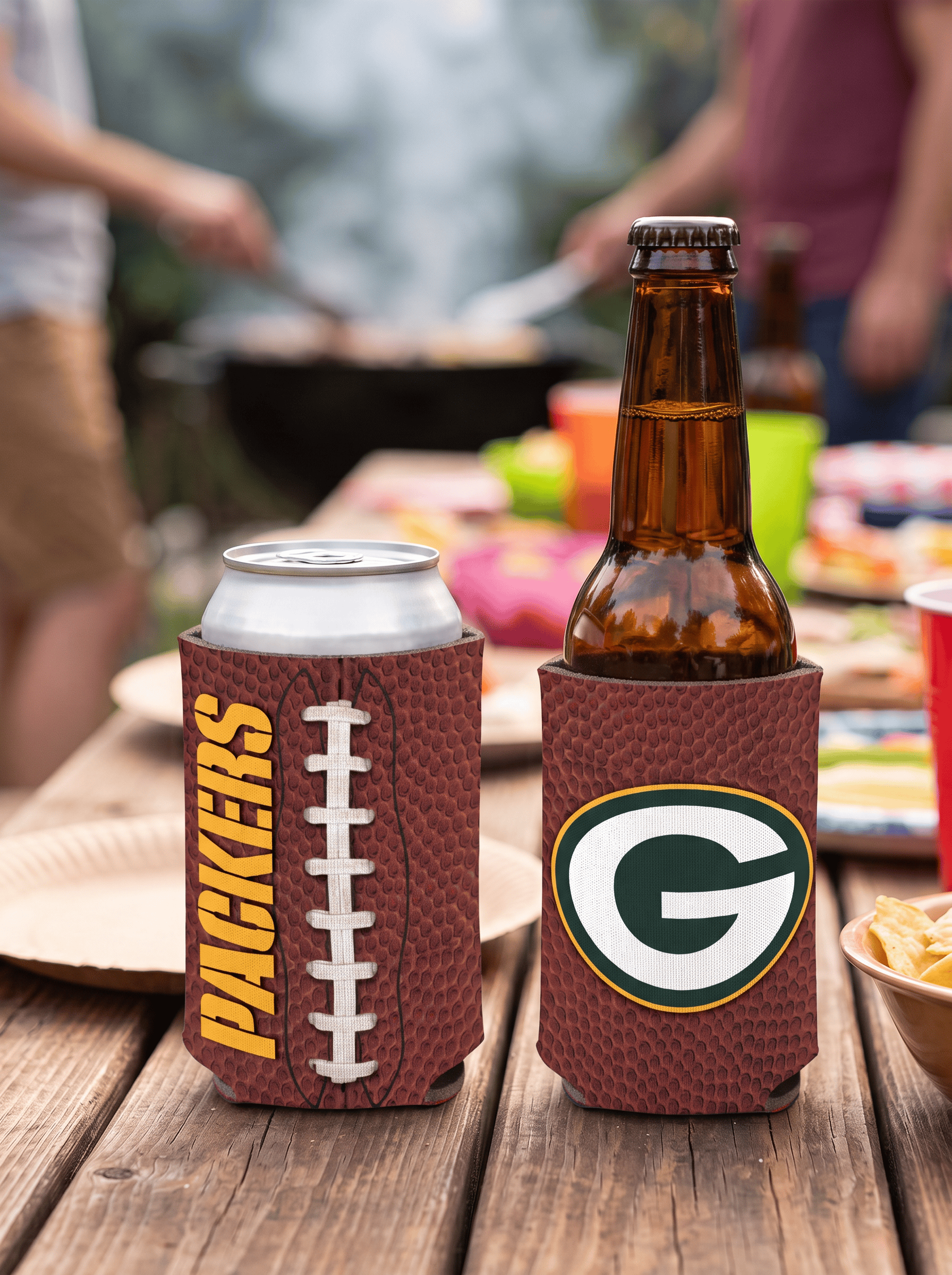 Wincraft Accessories Green Bay Packers Wincraft NFL Football Can Cooler/Stubby Holder