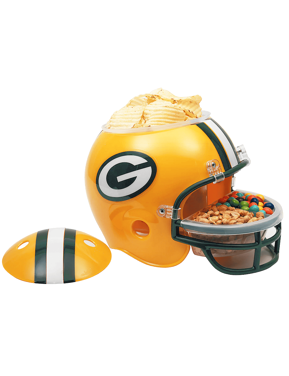 Wincraft Accessories Green Bay Packers Wincraft NFL Full Size Multi Compartment Snack Helmet