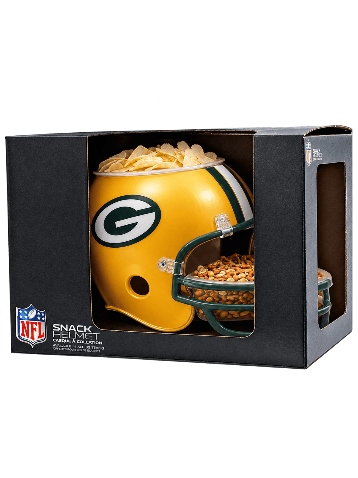 Wincraft Accessories Green Bay Packers Wincraft NFL Full Size Multi Compartment Snack Helmet