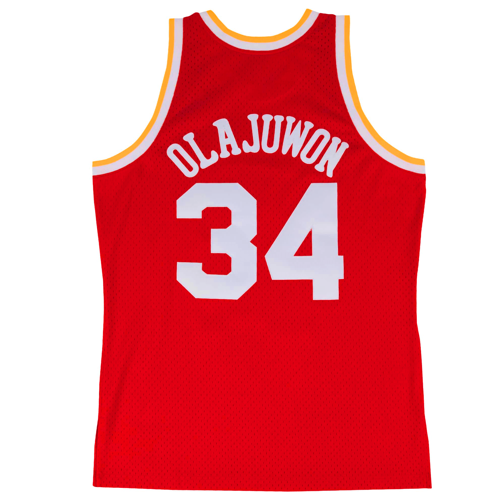 Mitchell And Ness Jerseys Hakeem Olajuwon Houston Rockets Mitchell & Ness NBA 93-94 Road Swingman Jersey - Red