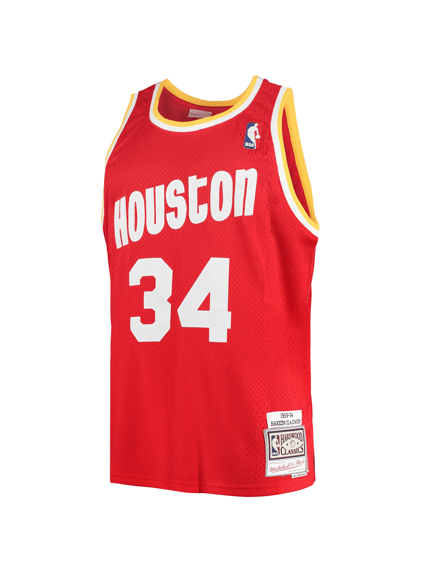 Mitchell And Ness Jerseys Hakeem Olajuwon Houston Rockets Mitchell & Ness NBA 93-94 Road Swingman Jersey - Red