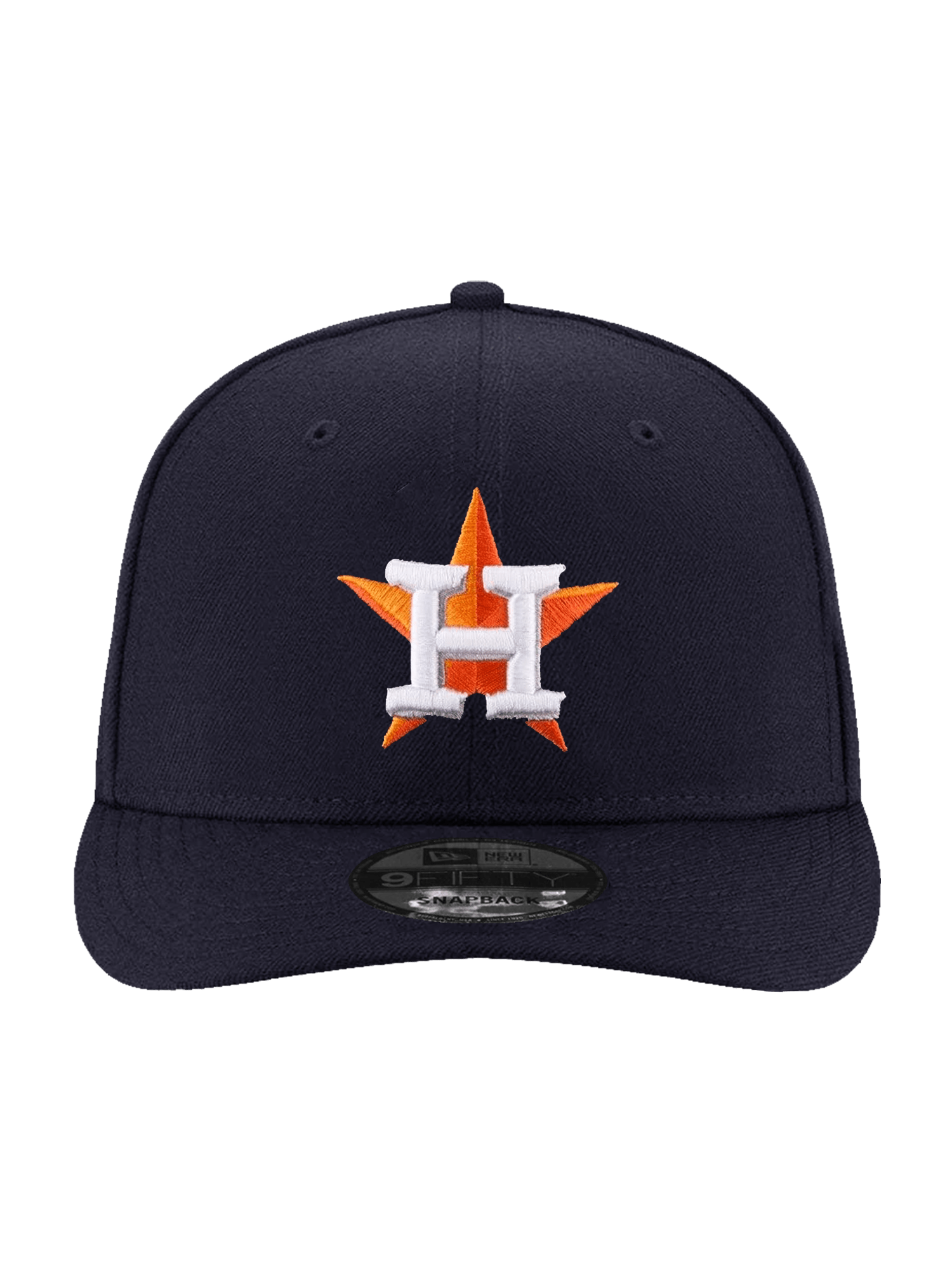New Era Caps Houston Astros New Era MLB Team Pre-Curved 9FIFTY Snapback Hat - Navy