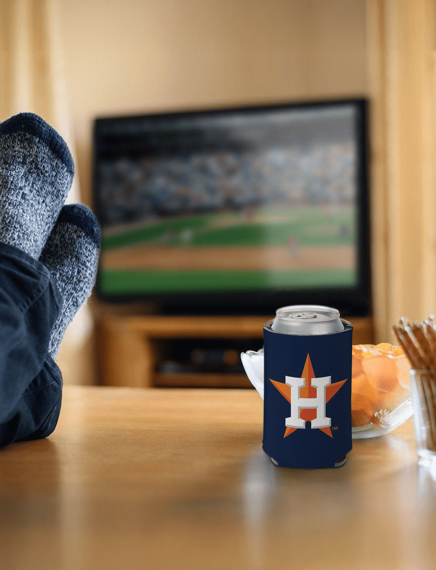 Wincraft Accessories Houston Astros Wincraft MLB Double Sided Can Cooler/Stubby Holder