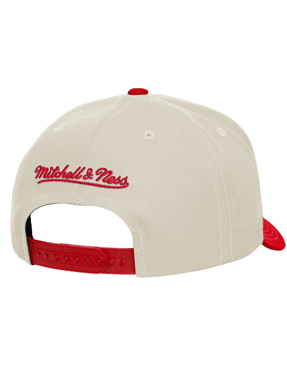 Mitchell And Ness Caps OSFM Houston Rockets Mitchell & Ness NBA Team Pro Pinch Snapback Hat - Chrome