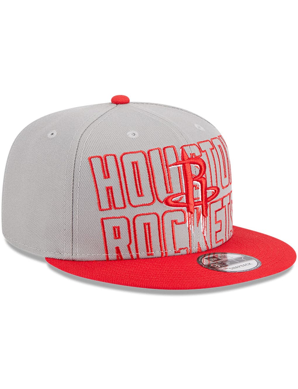 New Era Caps Houston Rockets New Era NBA 23 Draft 9FIFTY Snapback Hat - Grey
