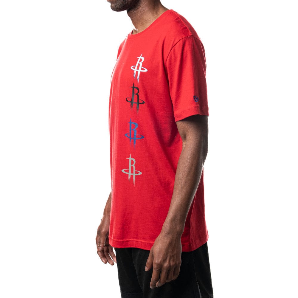 New Era T-Shirts Houston Rockets New Era NBA 24 City Edition T-Shirt - Red