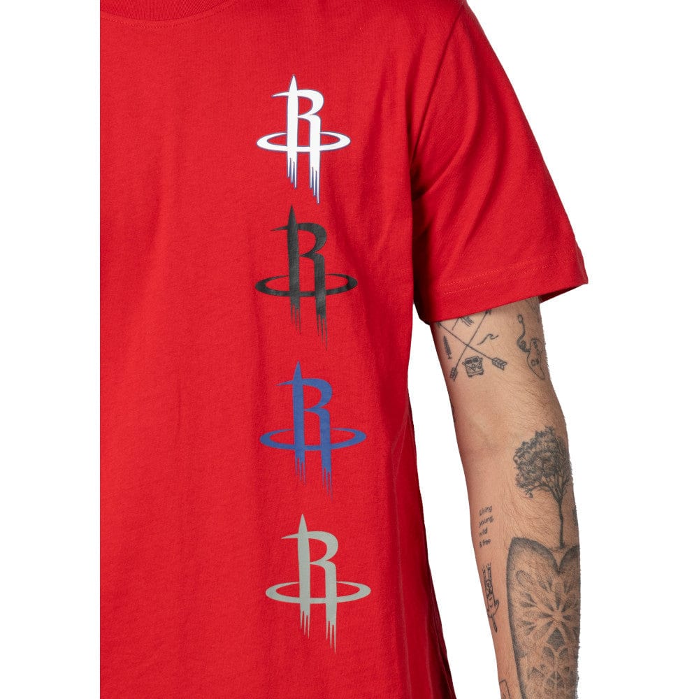 New Era T-Shirts Houston Rockets New Era NBA 24 City Edition T-Shirt - Red