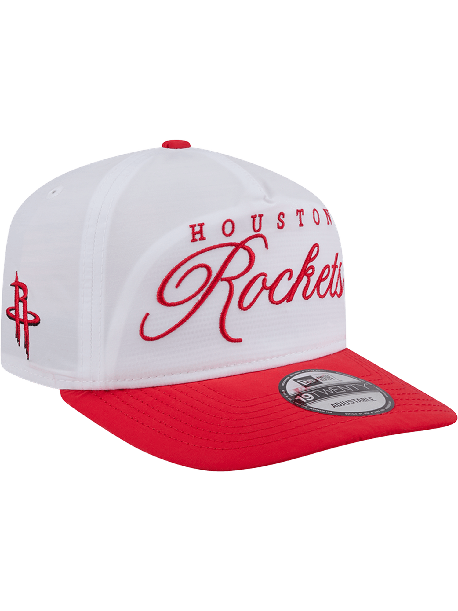 New Era Caps Houston Rockets New Era NBA 25 Draft 19TWENTY A-Frame Pre-Curved Hat - White
