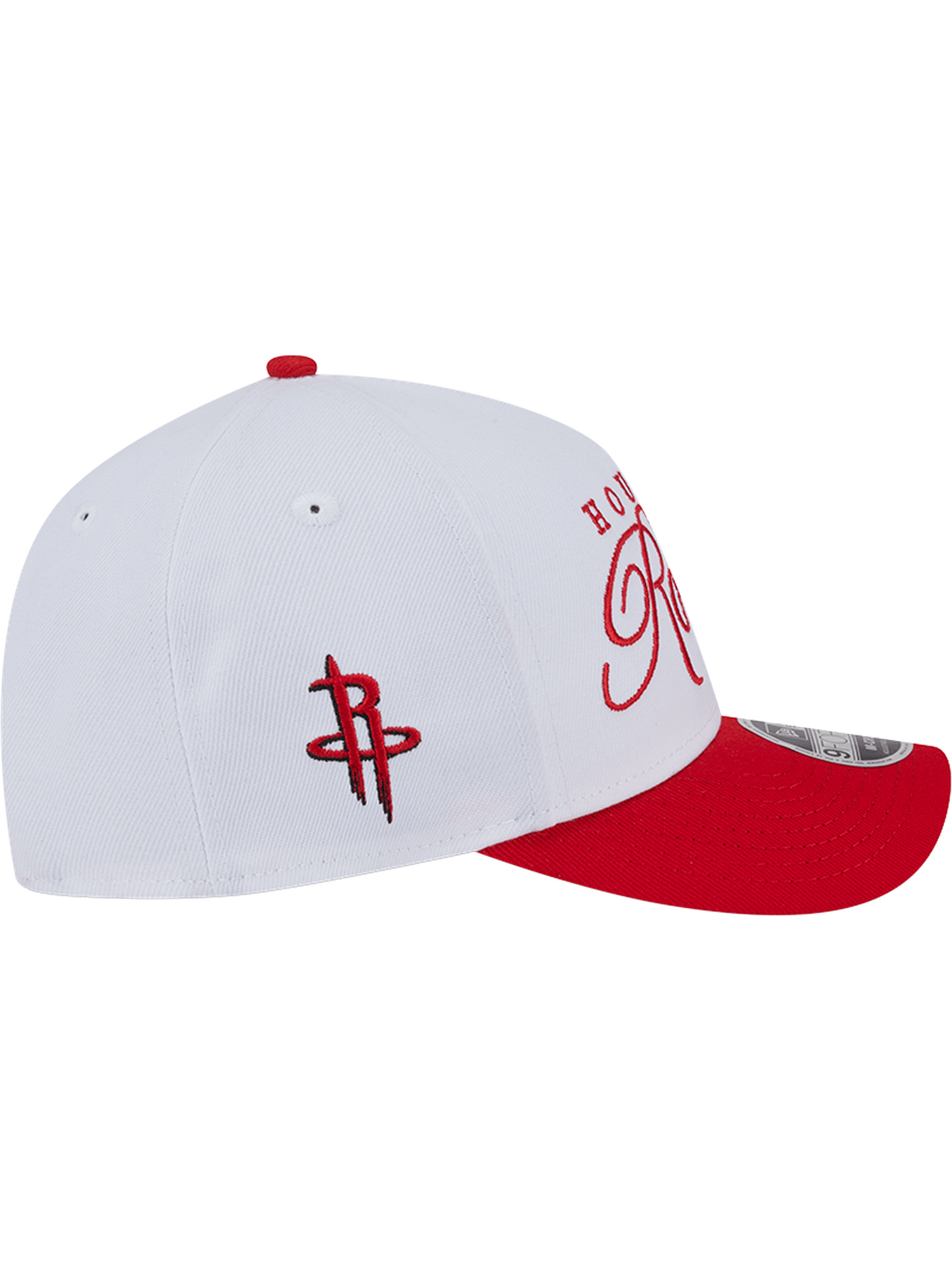 New Era Caps Houston Rockets New Era NBA 25 Draft 9FORTY M-Crown A-Frame Snapback Hat - White