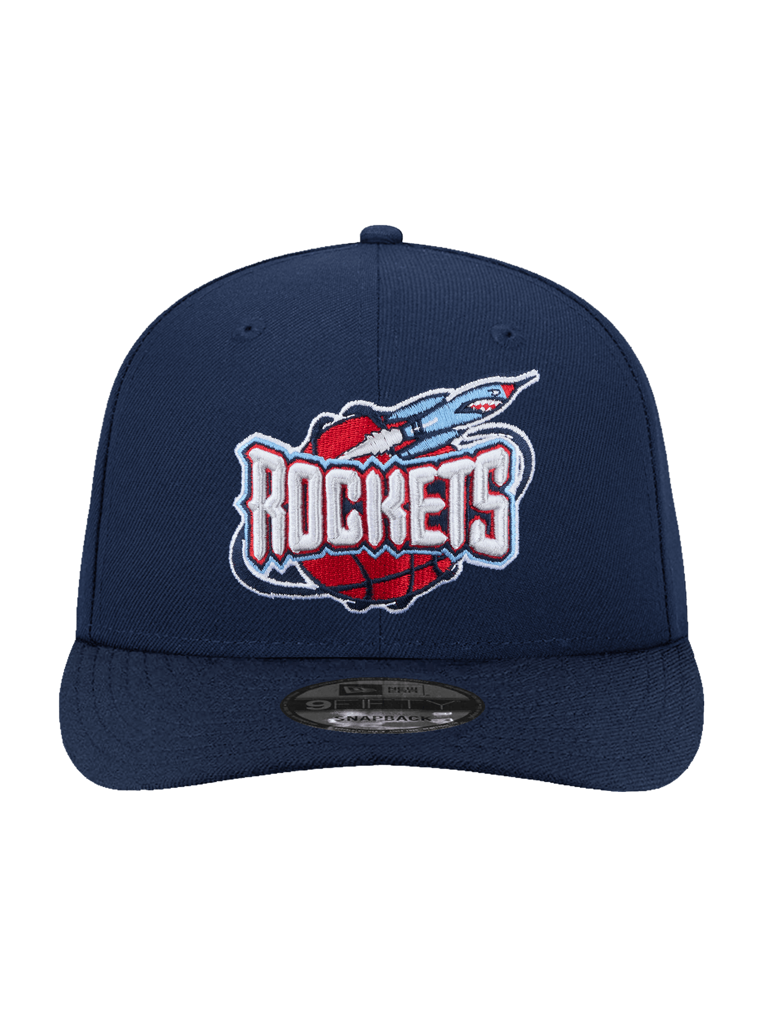 New Era Caps Houston Rockets New Era NBA HWC 9FIFTY Pre-Curved Snapback Hat - Navy