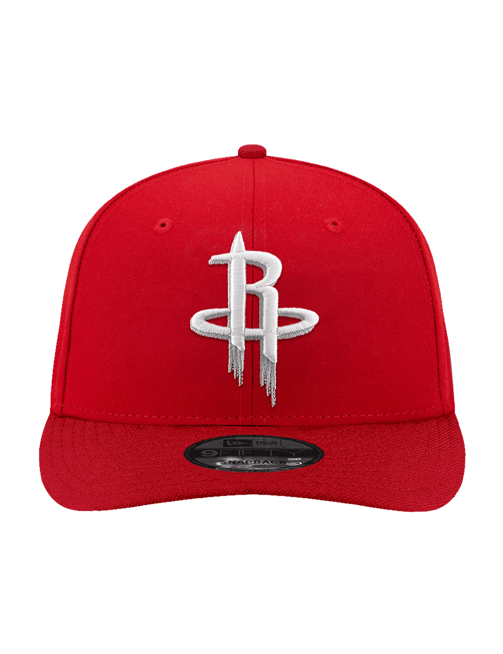 New Era Caps OSFA Houston Rockets New Era NBA Team 9FIFTY Pre-Curved Snapback Hat - Red