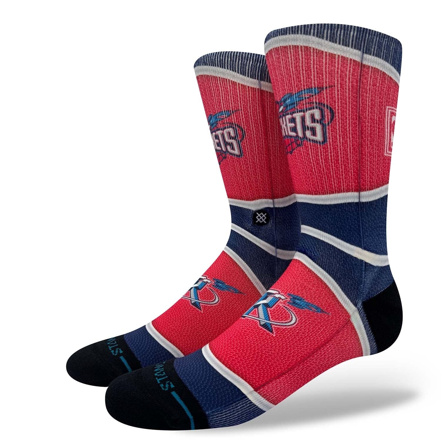 Stance Socks Large (9-12 US) Houston Rockets Stance NBA HWC Mini Ball Crew Socks