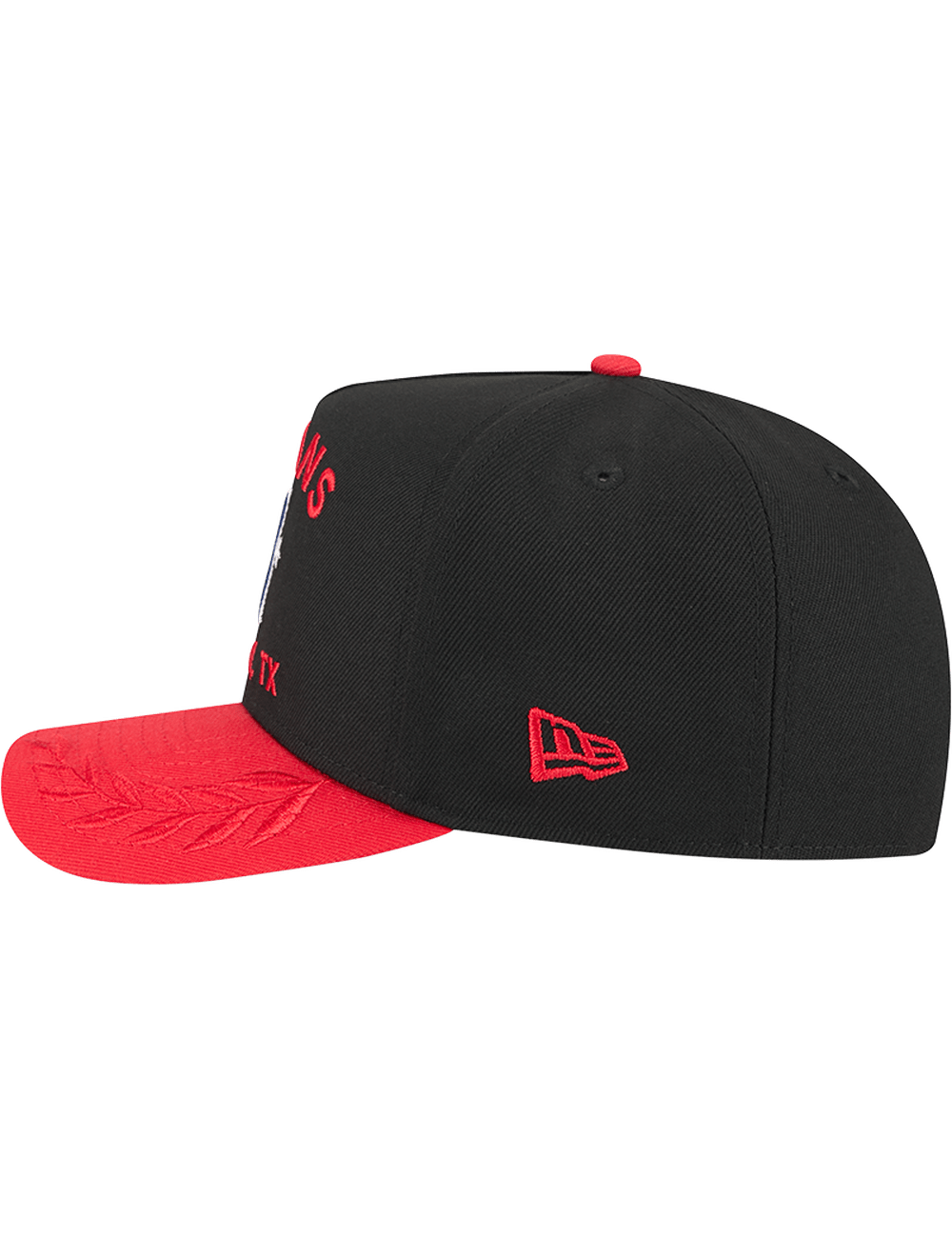 New Era Caps Houston Texans New Era NFL 25 Draft Pre-Curved 9FIFTY A-Frame Snapback Hat - Black